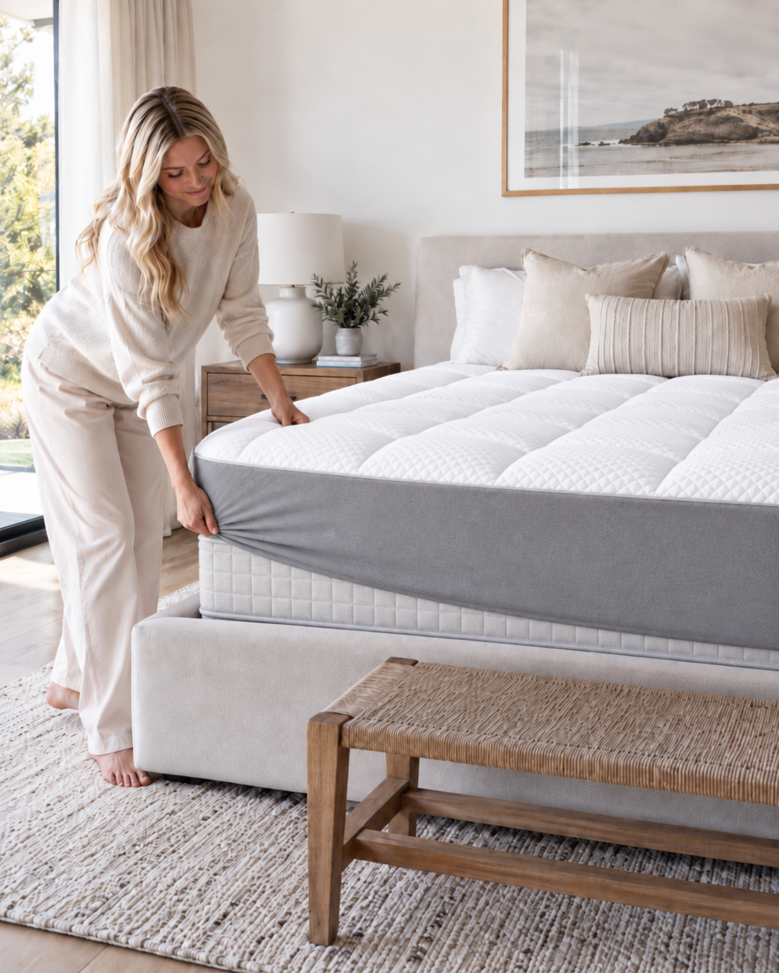 Mr Mattress 7cm Memory Foam Mattress Topper