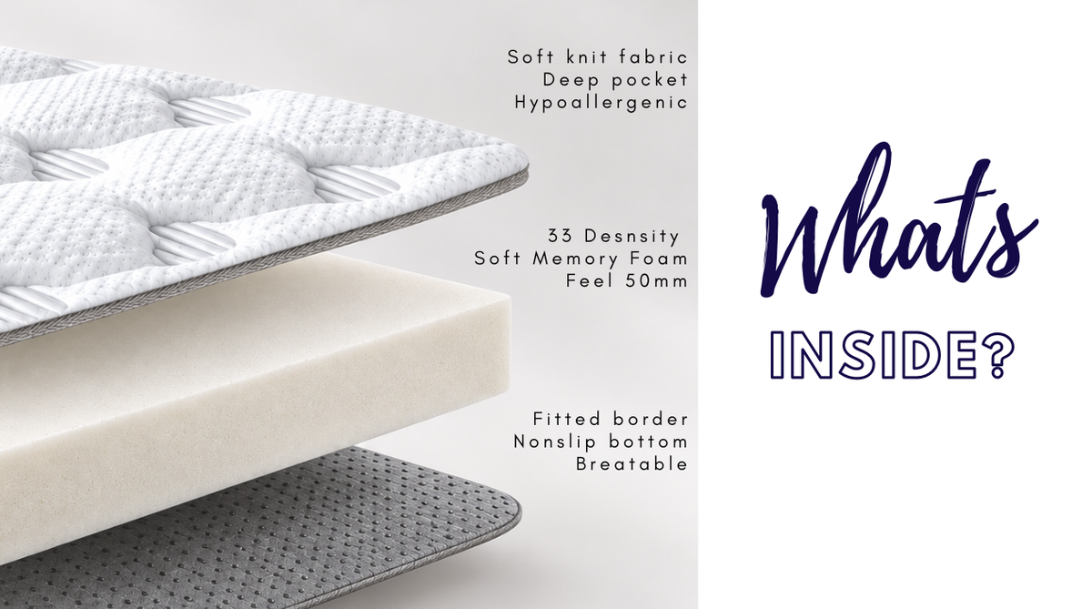 Memory Foam Mattress Topper