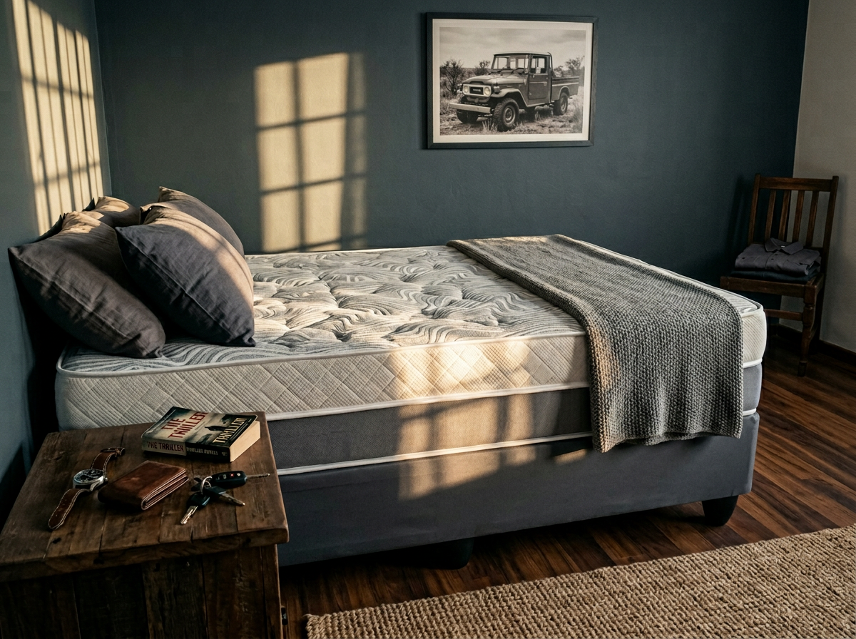 Hybrid Foam Mattress with a matching bed base